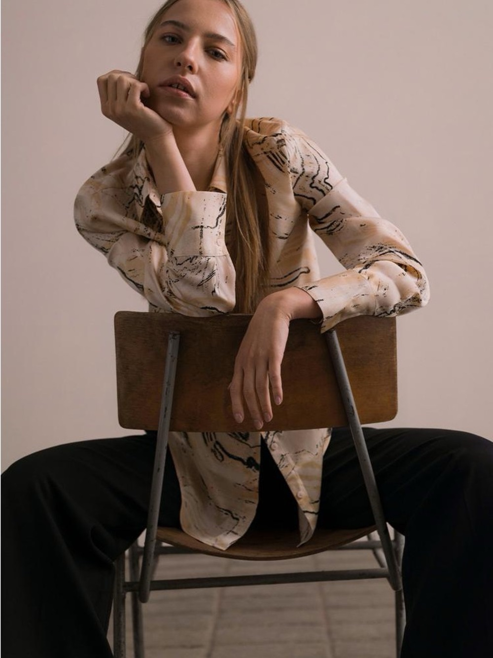 Primark Marble Button-Up Shirt